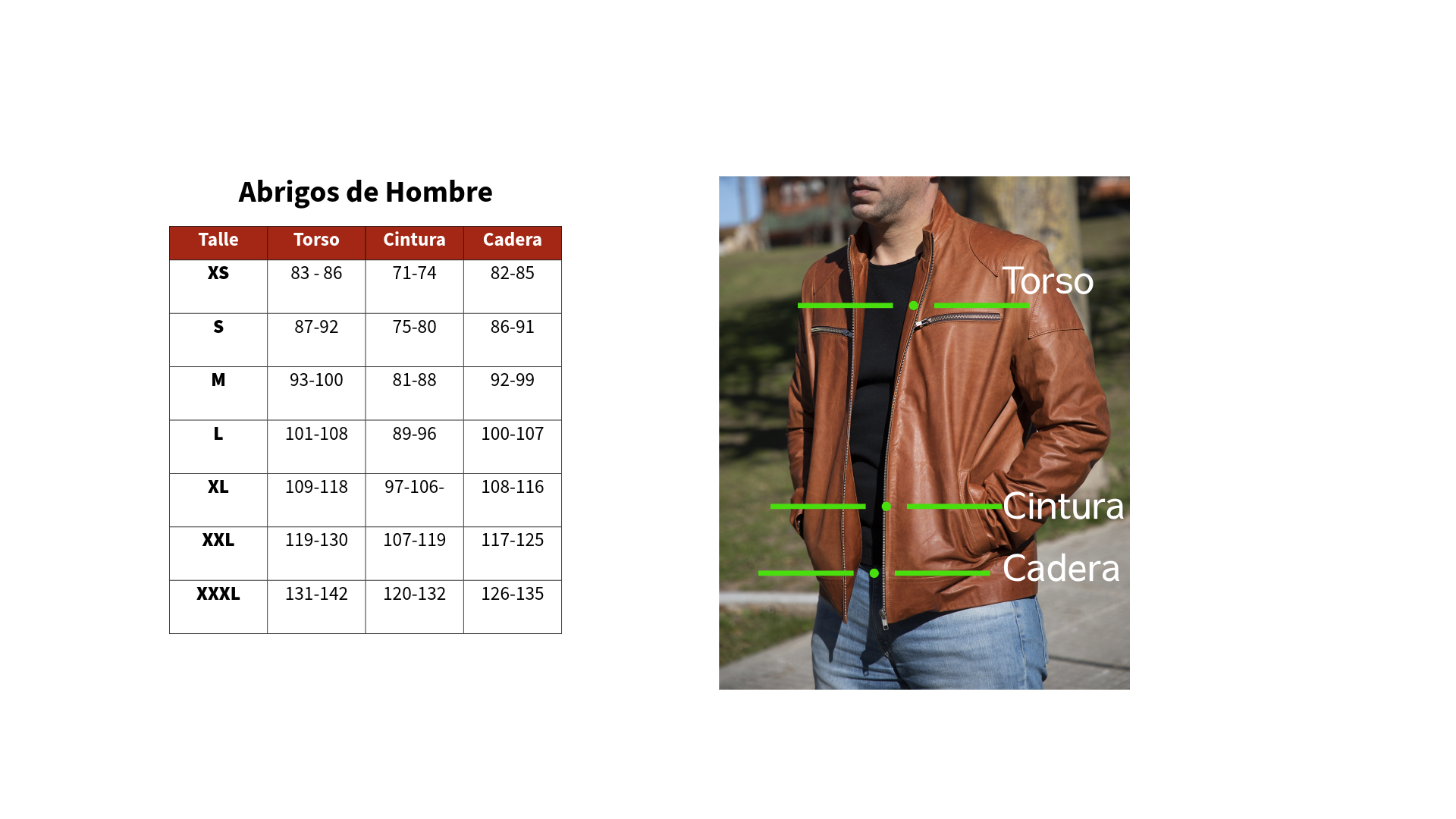 Mens clothing